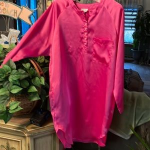 Hidden Fantasies Bright Pink Nightgown Small